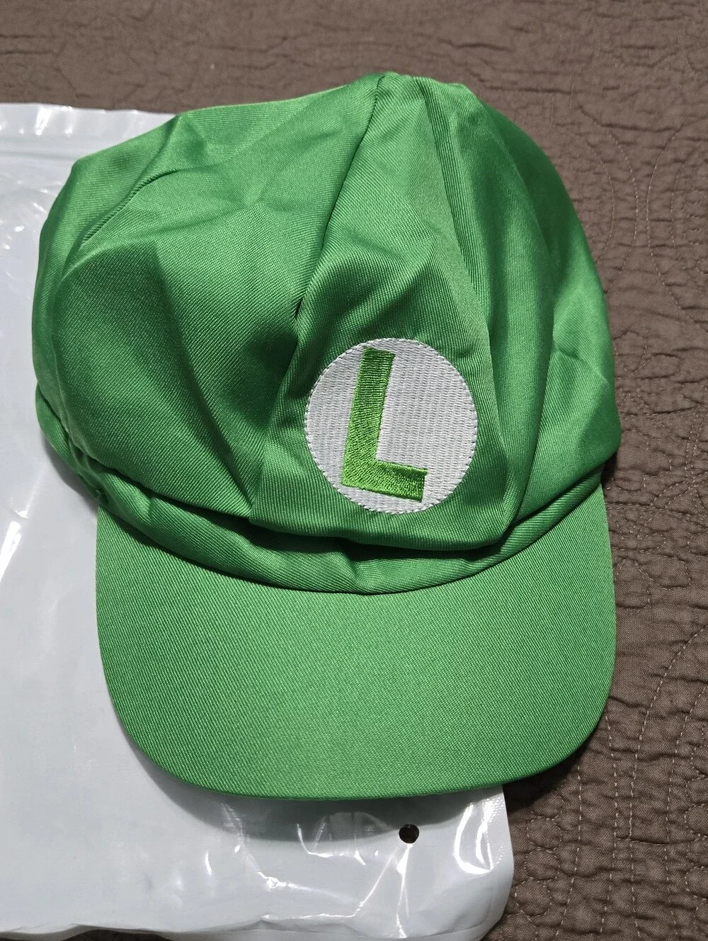 Mario and Luigi Deluxe Costume Accessories Set Super Mario Brothers Caps, OS